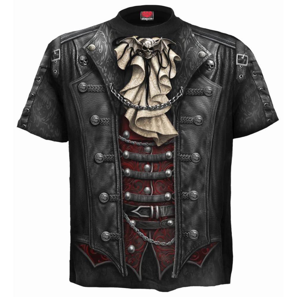 Spiral - GOTH WRAP Mens Tshirt - Black